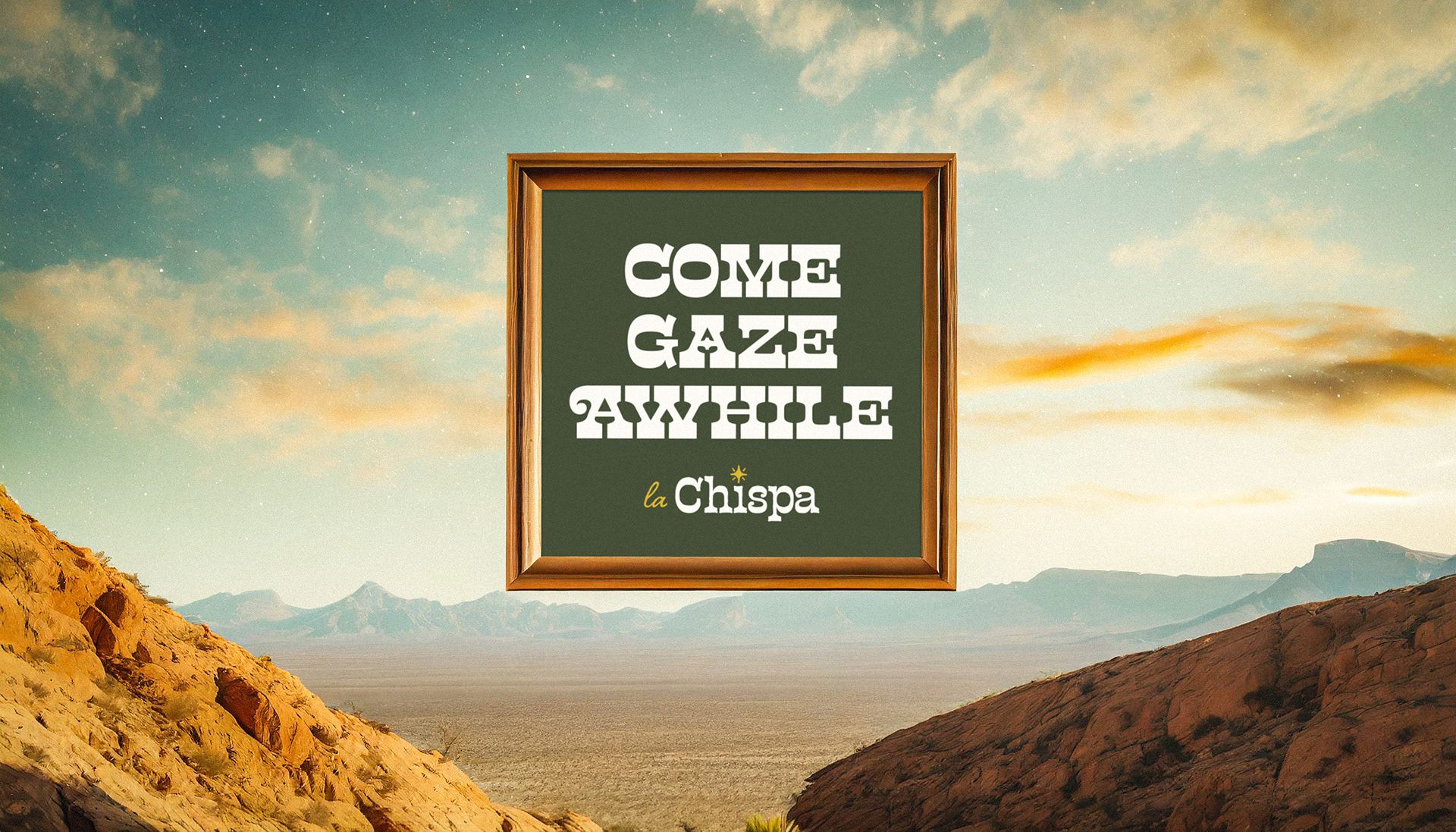 La Chispa framed print