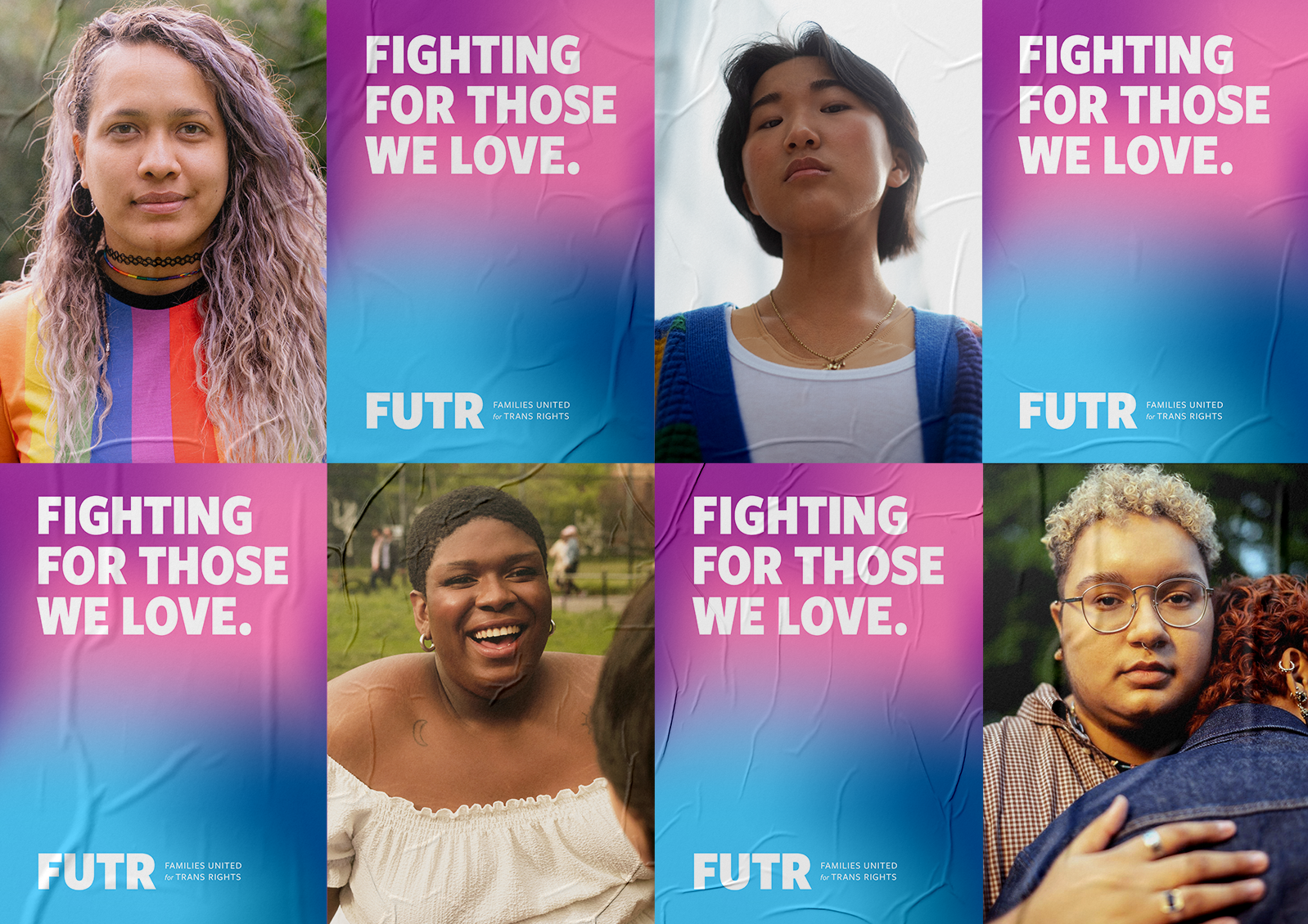 FUTR: Families United for Trans Rights nonprofit brand identity