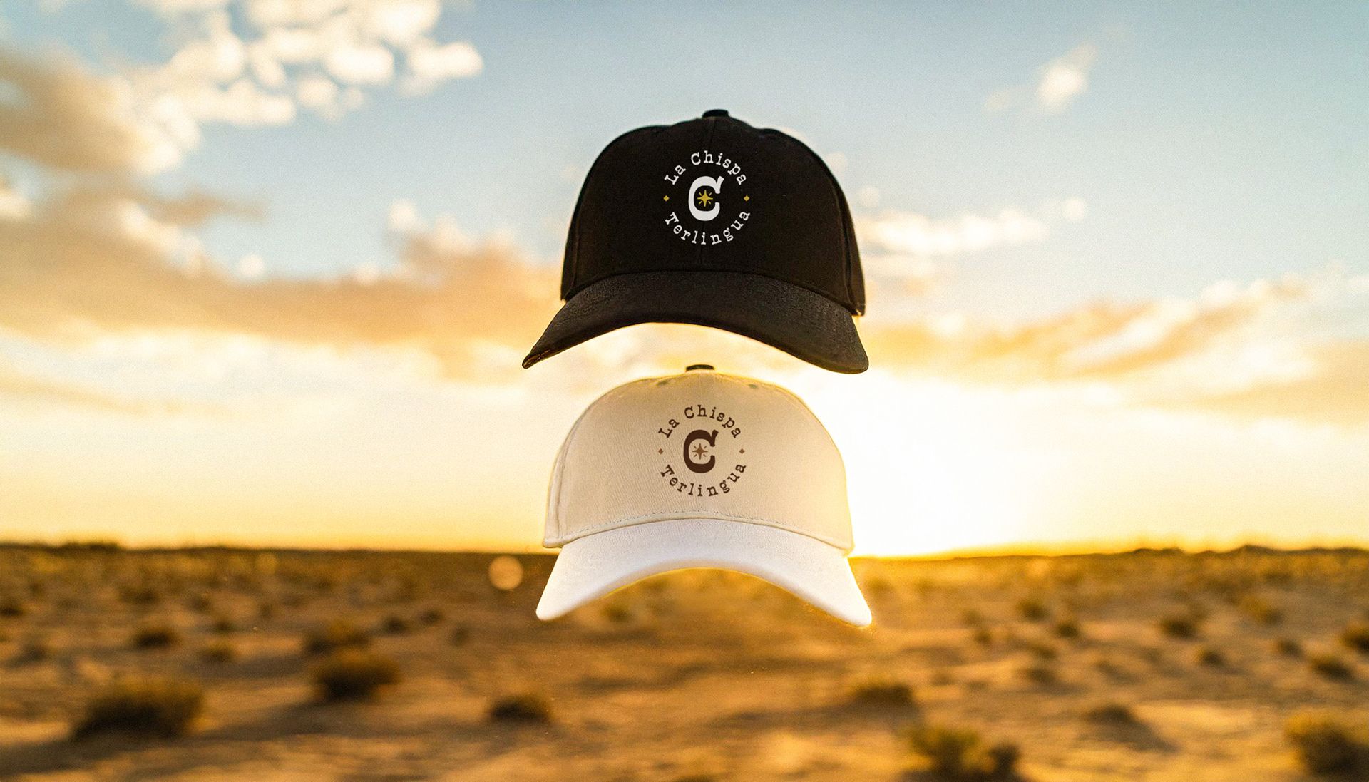 La Chispa branded hats