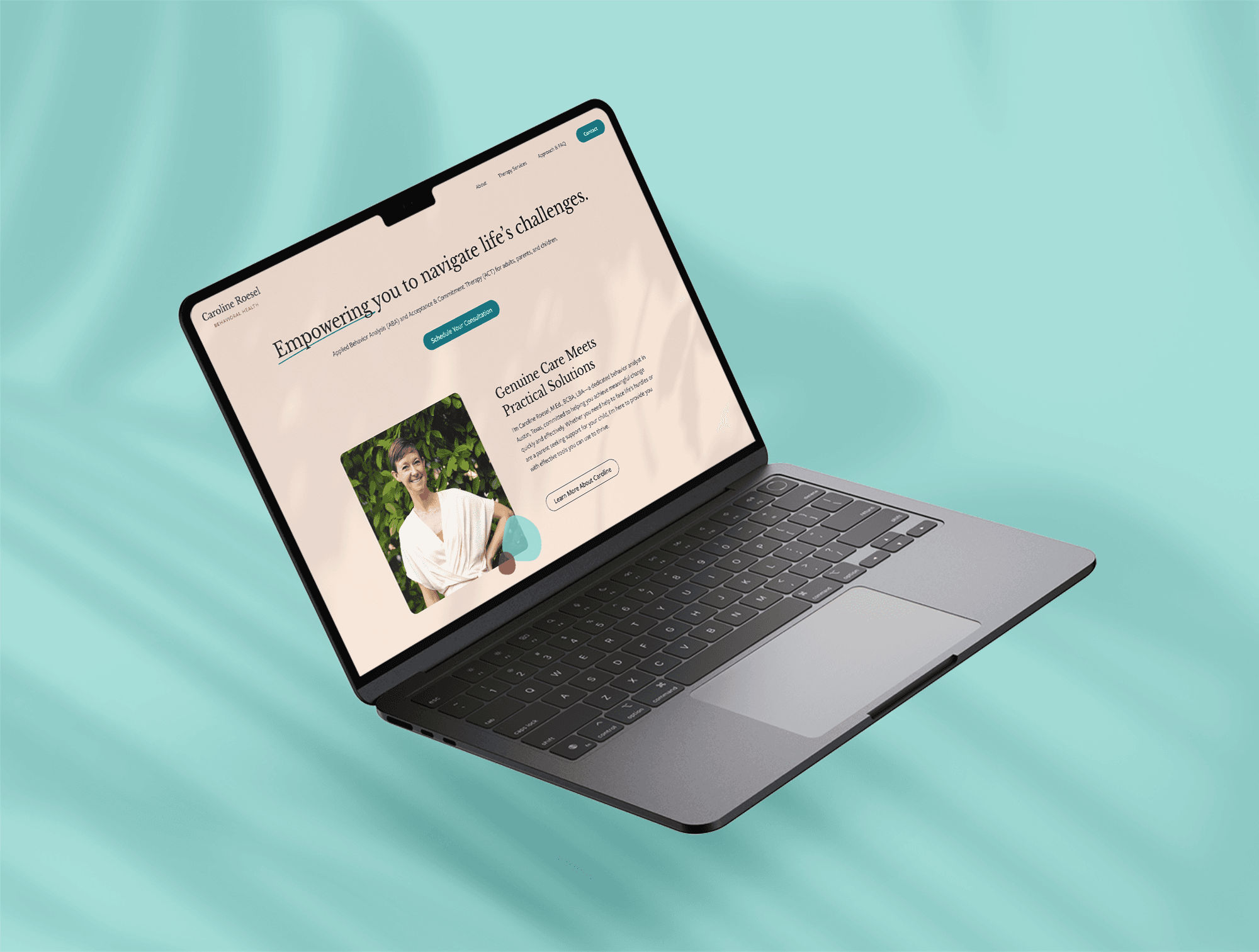 Caroline Roesel Behavioral Health brand identity