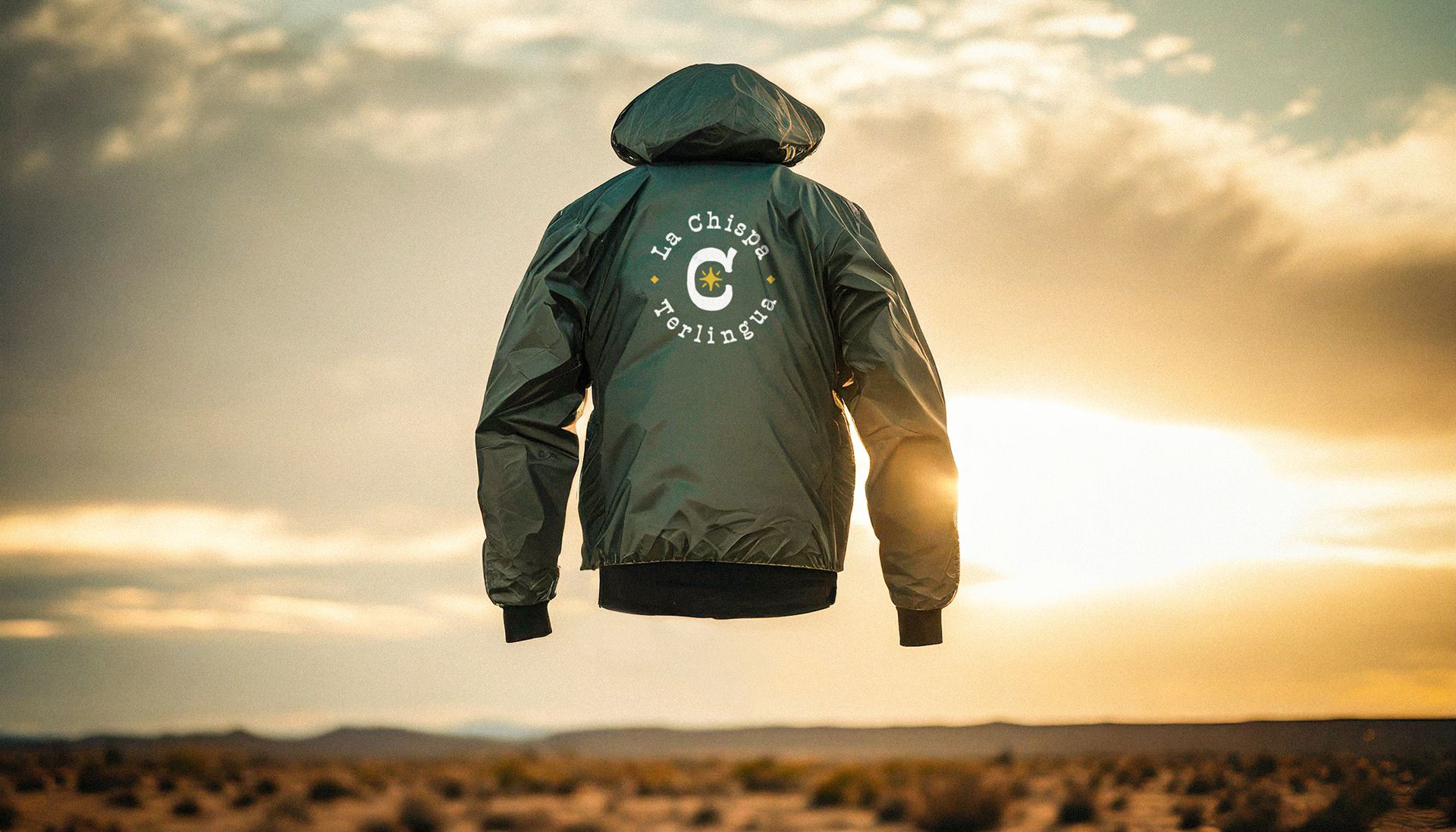 La Chispa branded jacket