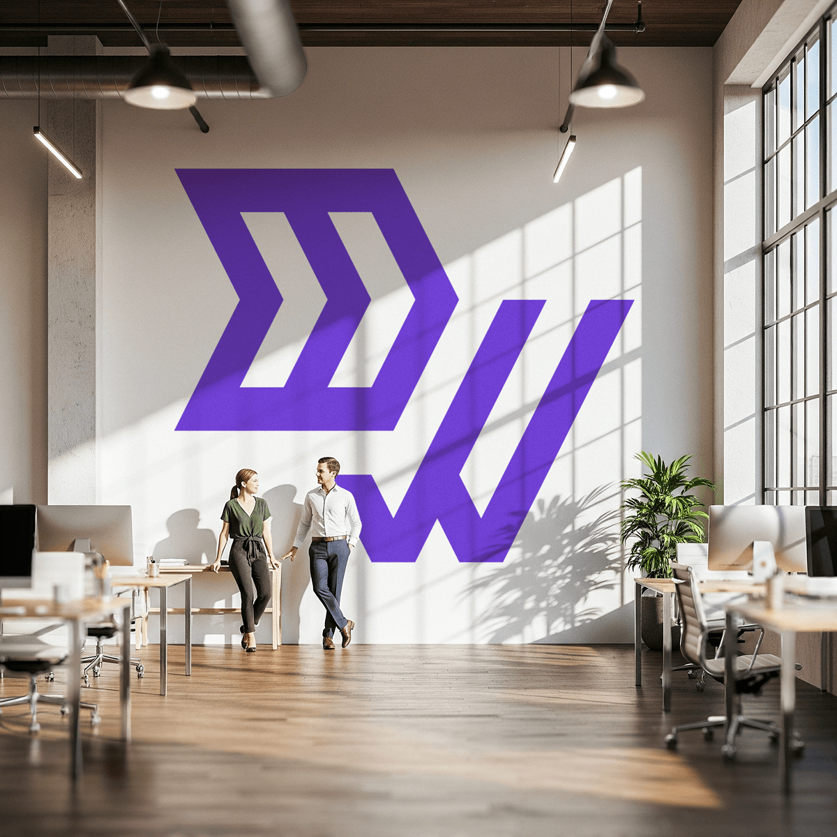 Democracy Works office signage