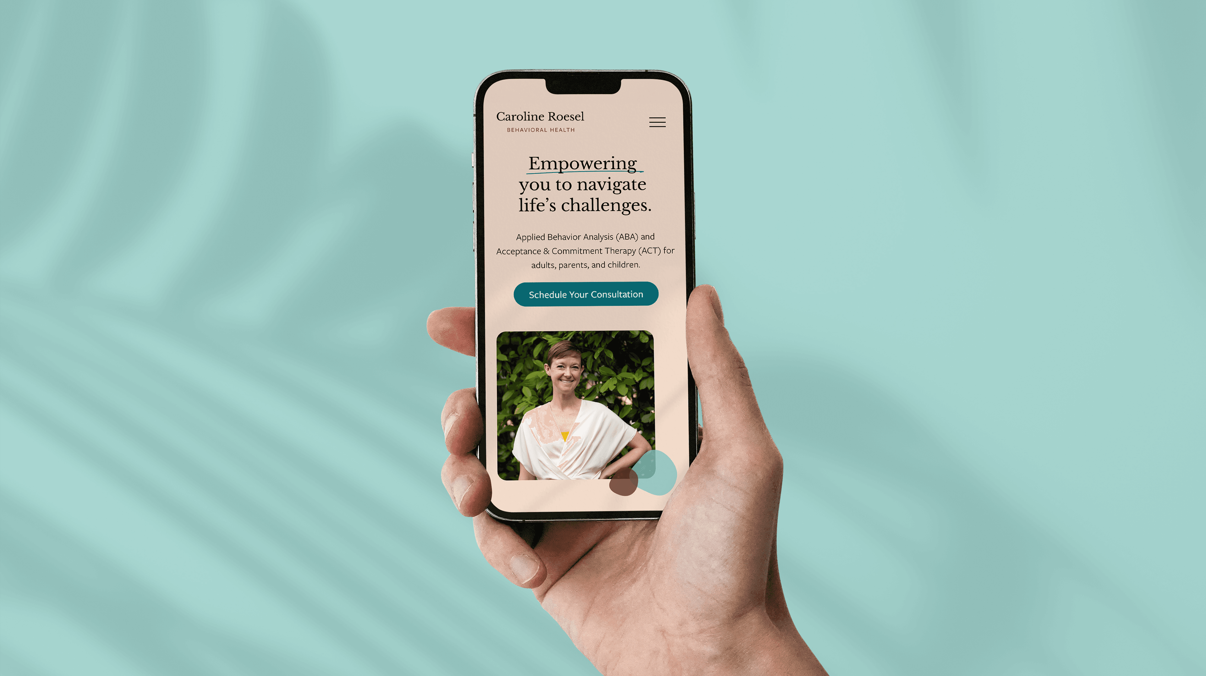 Caroline Roesel Behavioral Health mobile site