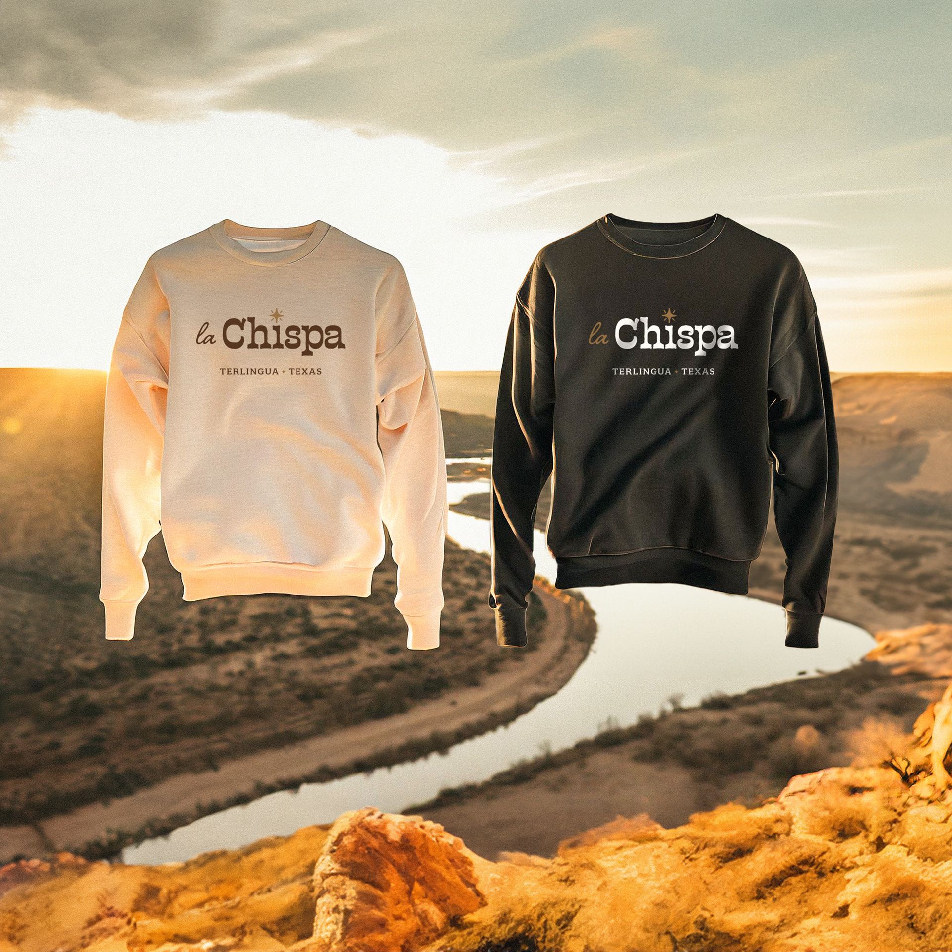 La Chispa branded sweaters