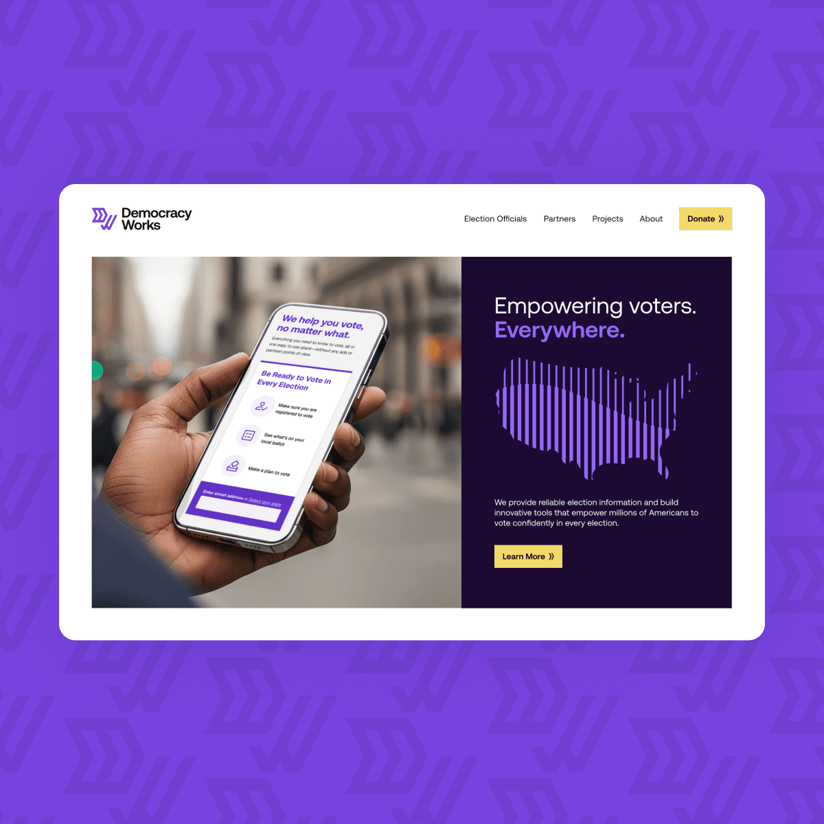 Democracy Works website